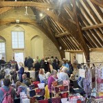 Market at Bishops Cleeve Tithe Barn, Gloucestershire