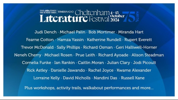 The Times and Sunday Times Cheltenham Literature Festival 2024