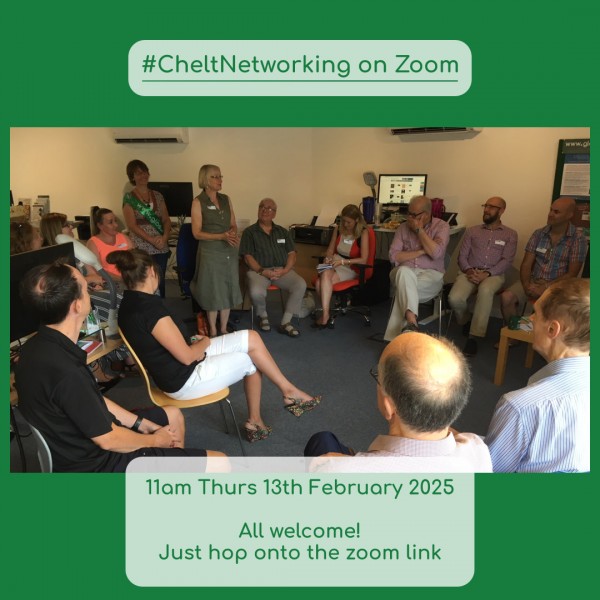 #CheltNetworking - Online Networking including a talk by Fi Burge on How to grow your customer base through Networking and industry Collaborations