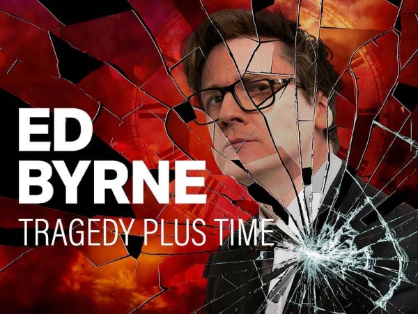 BRAND NEW COMPETITION: Win a pair of tickets to see Ed Byrne: Tragedy Plus Time at the Roses Theatre