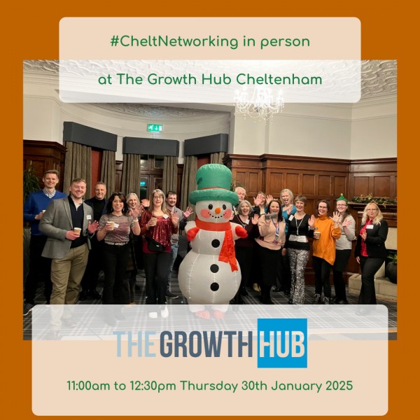 #CheltNetworking in Person at The Growth Hub Cheltenham