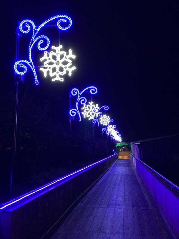 the enchanted light trail cotswold farm park