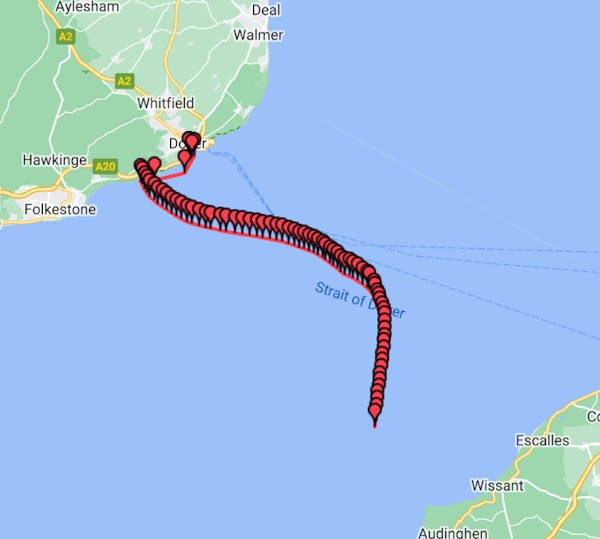 Izzy Weatherall, local swimmer, is swimming the English Channel!