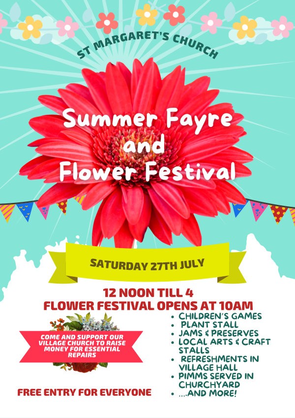 Alderton Summer Fayre and Flower Festival