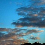An evening sky over Thrupp - photo