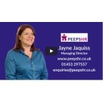 30 Second video - Jayne Jaquiss of Peeps HR, Gloucester