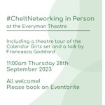 #CheltNetworking in Person at the Everyman Theatre - Connect, informal & informative