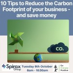 10 Tips to Reduce the Carbon Footprint of your business – and save money