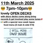 New vinyl decks event at The Five Alls