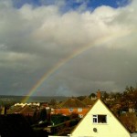 Rainbow over Stroud - Photo