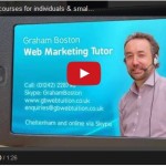 GB Web Tuition - courses for individuals & small businesses - Video